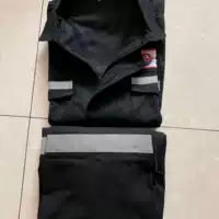 Черный хлопковый комплект