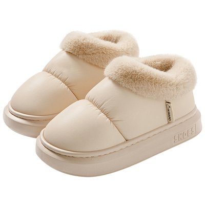 流氓兔包跟防水外穿加绒棉拖鞋女