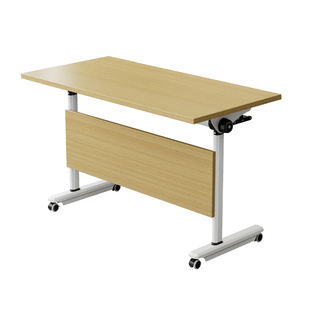 折叠会议培训桌椅组合可移动拼接办公桌长条桌多功能双人学生课桌