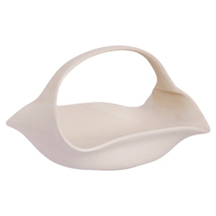 留白 出口单 欧式简约提篮盘中古风带把手果篮水果盘零食盘收纳盘