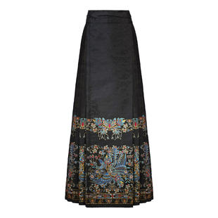 星河汉歌翠羽黑色马面裙红色衬衫上衣套装女明制汉服日常2026新款