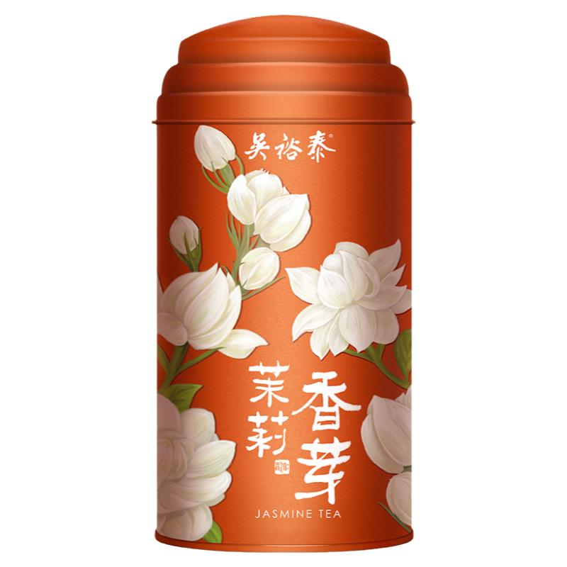 吴裕泰茶叶 茉莉香芽 160g/罐 量贩装 茉莉绿茶 中华老字号