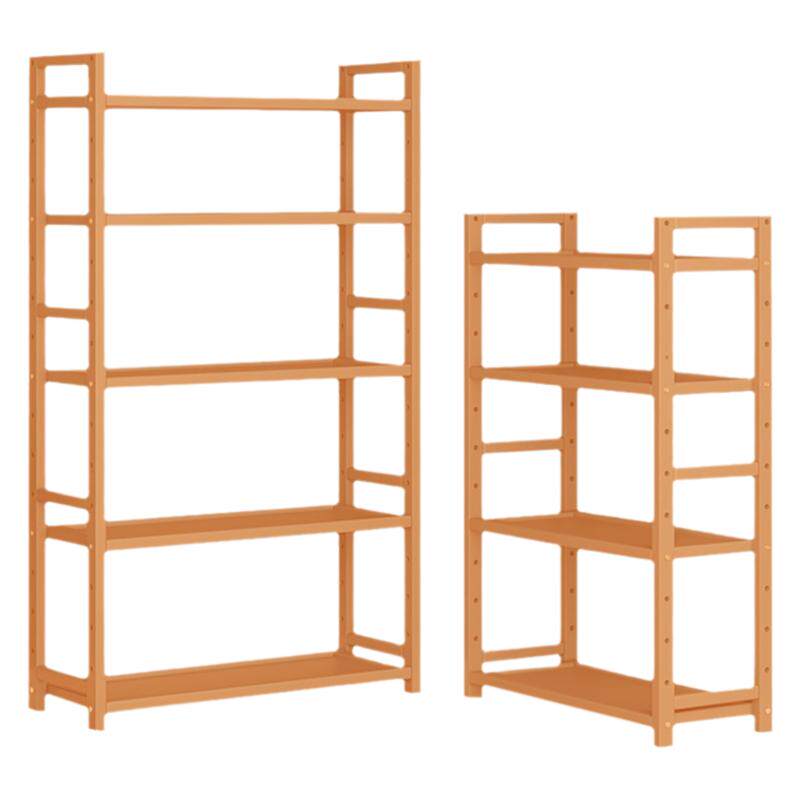 厨房置物架落地橱柜层高可调料味品果蔬碗碟微波炉锅具收纳储物架