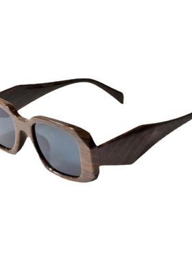 UV400朋克大理石纹切边太阳眼镜