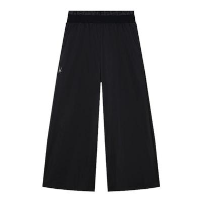 春夏蜘蛛女子阔腿蕾丝拼接长裤