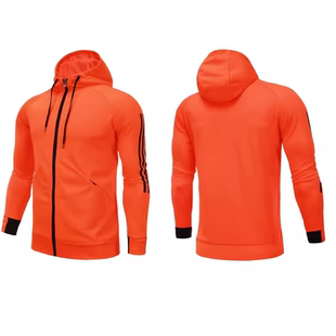 带帽体育生训练服长袖外套运动服拉链田径服省队比赛服男女出场服