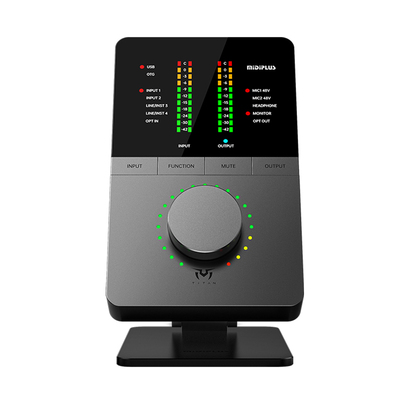 Midiplus迷笛TITAN泰坦Q3Q6外置声卡网红主直播唱歌录书配音专用