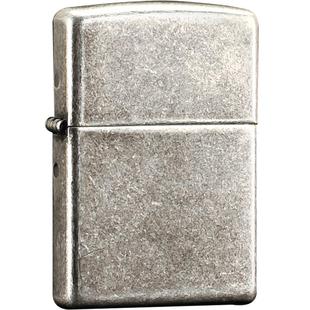 zippo打火机正品 复古121FB仿古银标志防风煤油个性定制男士礼物