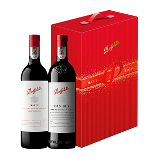 Penfolds奔富BIN407麦克斯MAX'S红酒澳洲官方进口干红葡萄酒礼盒