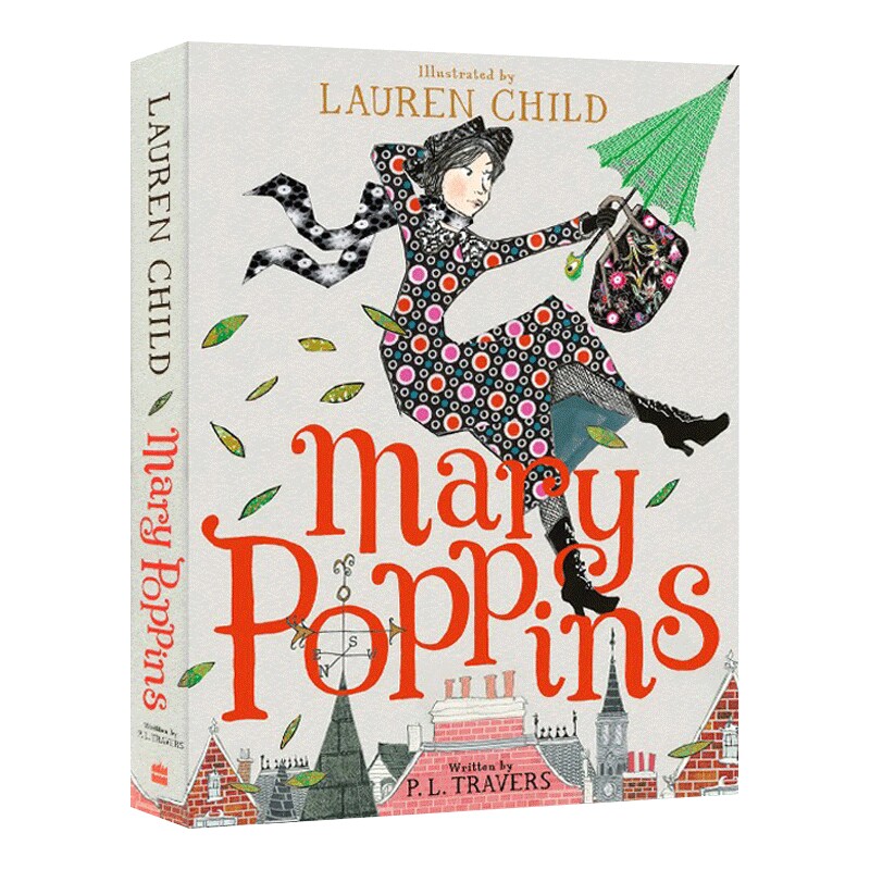 英文原版 Mary Poppins Illustrated 随风而来的玛丽阿姨 插图版 英文版 进口英语原版书籍