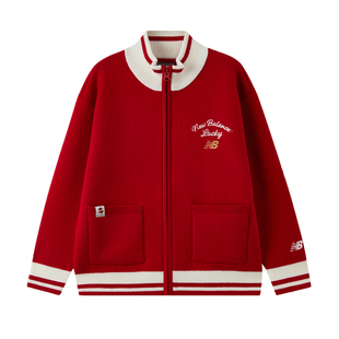 new balance NB童装26春马年新年款男童女童儿童毛衫外套7IG11043