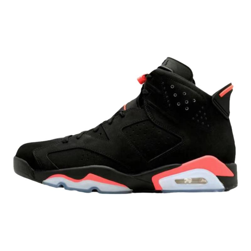 AIR JORDAN 6 AJ6 3m黑红高帮复古篮球鞋鞋底氧化瑕疵384665-023