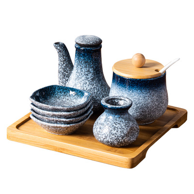 日式调料瓶陶瓷调味罐厨房四件套