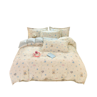 a类纯棉被套单件双人150x200x230cm学生宿舍全棉被罩单人褥子套