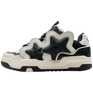 特步星星鞋2025冬季新款女鞋板鞋百搭休闲鞋运动鞋面包鞋子