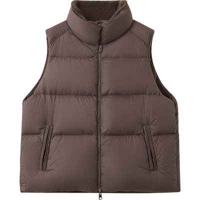 播商场同款短款立领加厚羽绒马甲女冬季新款保暖上衣BDS4MD3591