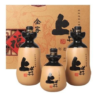 山西特产上水井老陈醋礼盒全家福十年陈酿礼盒装1150ml送礼团购