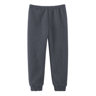 暖暖裤珊瑚绒加绒睡裤简约家居裤秋冬季保暖男女款宽松大码200斤