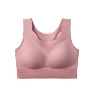 林夕梦云朵中强度收副乳运动文胸内衣防下垂瑜伽训练健身跑步背心