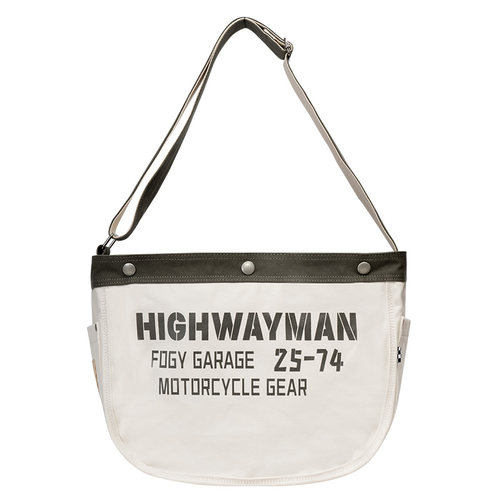 福禄车库报童包复古摩托机车重磅帆布包休闲斜挎包男女通用单肩包