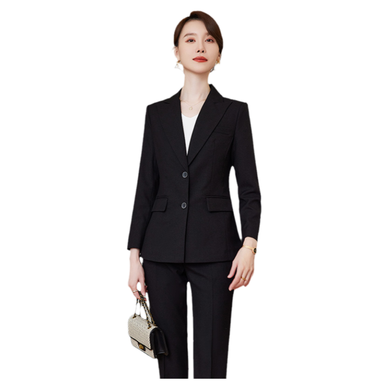 诗璐雅气质女神范西装套装女秋冬