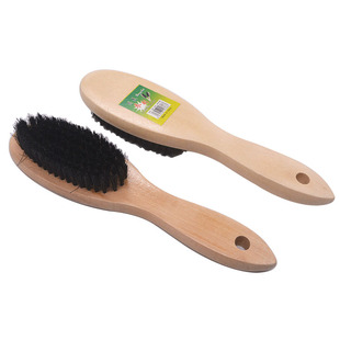 大号 木柄鞋刷 皮鞋刷 大衣刷子 万辉百货