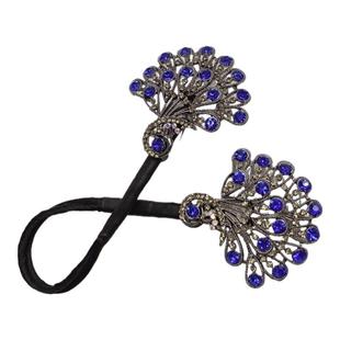 孔雀开屏盘发器2025新款懒人盘发神器高级感发饰发夹优雅头饰发簪