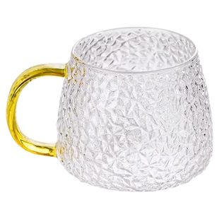 高硼硅玻璃杯套装家用喝水待客水杯客厅杯子耐高温带把手茶杯新款