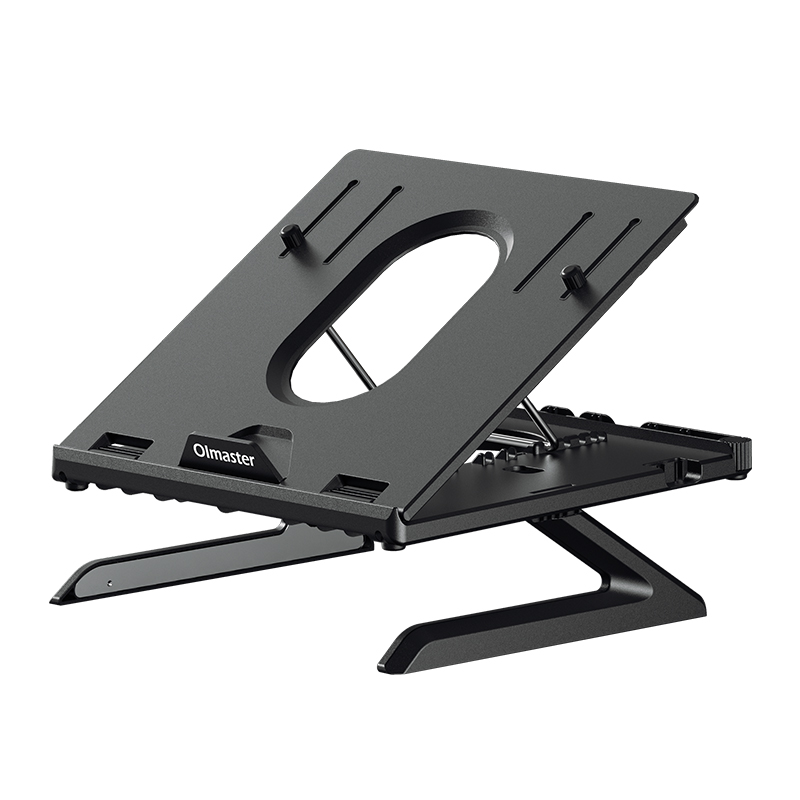 笔记本电脑支架带风扇桌面散热支架多功能增高悬空键盘支架拖游戏本托架手提支撑架