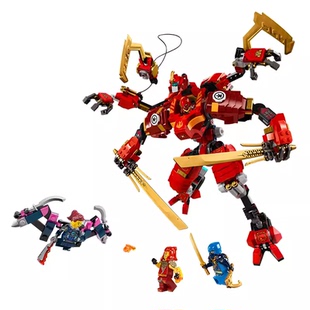 中国积木幻影忍者凯的忍者攀登者机甲71812男孩拼装玩具儿童礼物