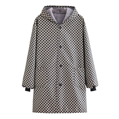 长袖加绒保暖防风罩衣冬季工作服大褂男女耐脏定制家用围裙防泼水