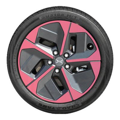 小鹏m03轮毂车贴改装黑化贴膜