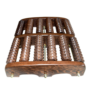 脚底按摩器脚部天然实木滚轮家用搓脚底板按脚神器足疗足底按摩器