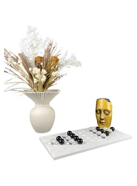 组合艺术轻奢组合抽象艺术风软装