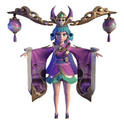 3dMax/ZBrush教程次时代游戏角色小仙女孟婆案例教学建模视频课程