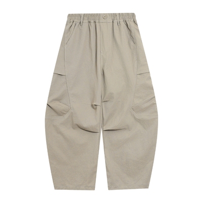 户外加绒防风直筒伞兵工装冲锋裤