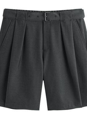 【王楚钦同款】太平鸟男装休闲裤26款质感直筒通勤中裤 B1GCG3109
