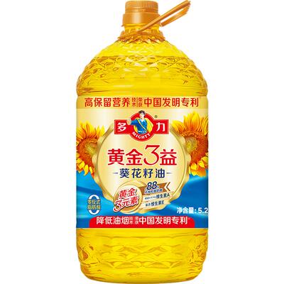 多力一级压榨黄金3益葵花籽油