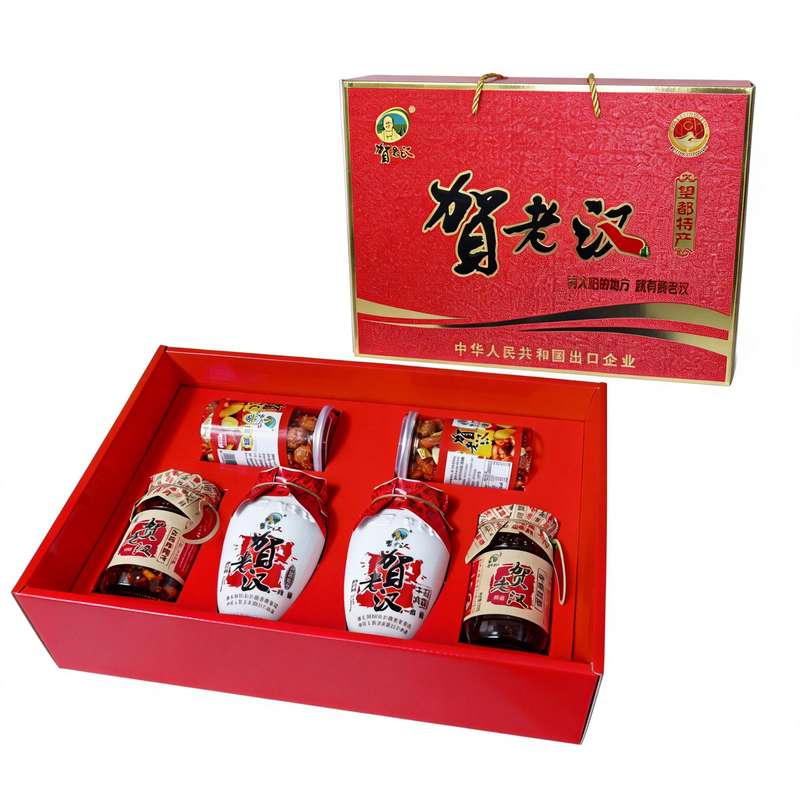 礼盒礼盒望都辣椒酱贺老汉