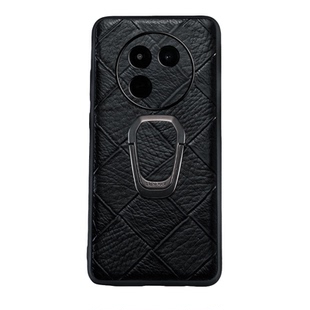 适用oppoA1/2/3/5/6/58/x/s/i/m/pro/i Plus系列A3/5活力版月梵希棱格纹商务车载便携两式磁吸全包支架手机壳