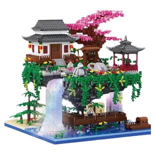 桃花潭中国地狱级难度的适用乐高积木2025新款拼图6-12岁拼装玩具