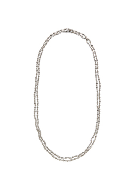 SUDROV/素觉手工925银项链长款毛衣链叠戴锁骨链女