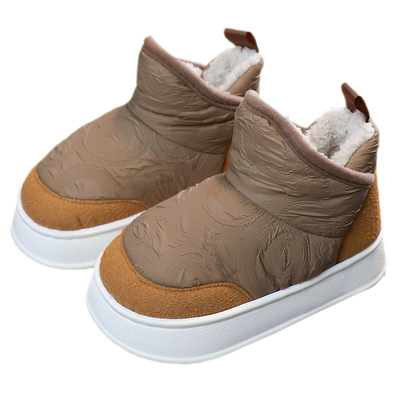 儿童棉拖鞋冬季加绒加厚底保暖棉鞋家居拖鞋男童女童中大童居家用