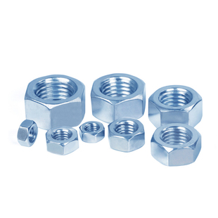 国标4级镀锌六角螺母六角螺帽GB30螺丝帽M3M4M5M6M8M10M12M14-M20