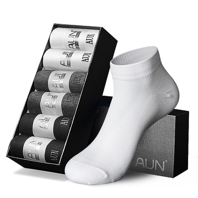 aun短袜男士抗菌防臭袜