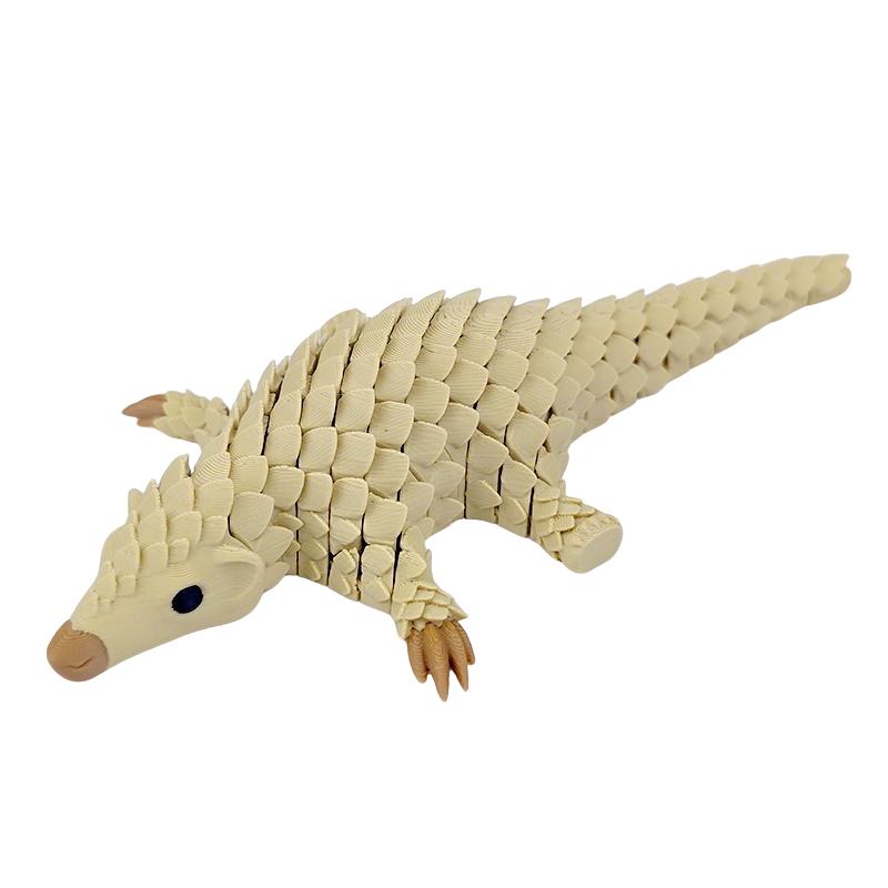 3D打穿山甲关节活动手办玩具礼品