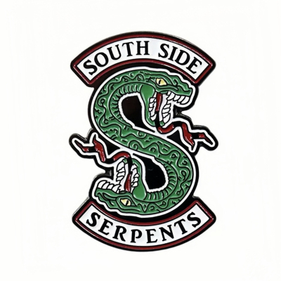 美剧河谷镇南区毒蛇帮徽章钥匙扣