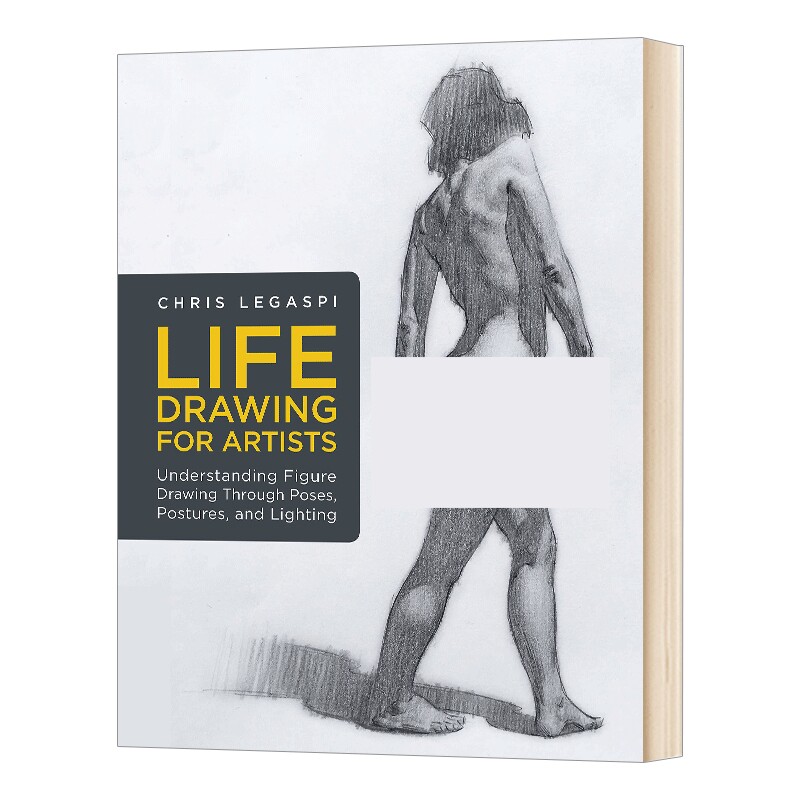 英文原版 Life Drawing for Artists 艺术家的生活绘画 通过姿势 姿态和灯光了解人物画 英文版 进口英语原版书籍