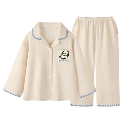 卡通纯棉男士睡衣女款2025新款