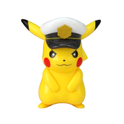 庄臣正版宝可梦玩具精灵球变形公仔船长皮卡丘新款神奇宝贝手办男